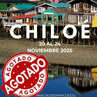 Se agotaron los cupos para el viaje a Chiloé que haremos en unos dias más.!!
Pero....viene otro viaje "express", a la Araucanía, del 04 al 07 DIC. (está bien encima la fecha, lo sé...pero ¿porqué no hacerlo de igual modo?...).
Toda la información de ese nuevo destino, enseguida.