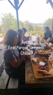 Ayer visitamos el sector de la laguna Chaiguata, dentro del Parque Tantauco, ubicado en el extremo sur de Chiloé.