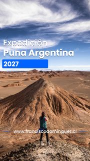 "La Puna Argentina"... 

Este verano 2027, cruzaremos la Cordillera de Los Andes para recorrer unos de los territorios más indómitos del Norte de Argentina.

Serán 9 días de travesía por paisajes de Salta, en el Norte argentino. 

Una expedición diseñada especialmente para nosotros, recorriendo a nuestro ritmo. 

Pronto, subiremos toda la información y el programa completo...

Créditos imágenes: Socompa Puna Adventure Travel.

#LaPunaArgentina #SaltaLaLinda #ViajesFotograficos #SlowTravelChile #ViajarLento #fotografiadepaisaje